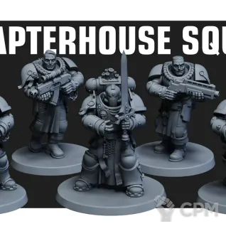 Описание картинки Chapterhouse Squad от MrMetalHorror по цене 650руб | Свободный Рынок Миниатюр - СРМ