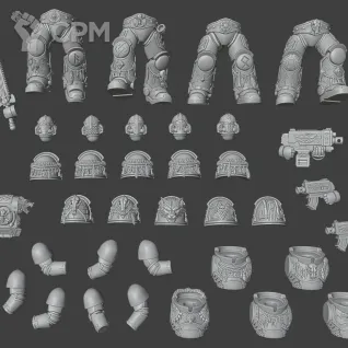 Описание картинки Space Wolves Intercessor Squad - 10 Штук от MrMetalHorror по цене 1 000руб | Свободный Рынок Миниатюр - СРМ