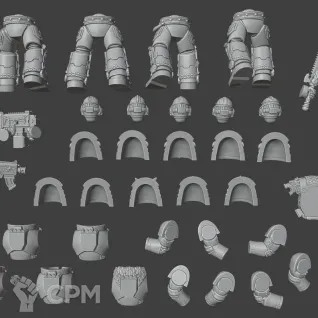 Описание картинки Space Wolves Intercessor Squad - 10 Штук от MrMetalHorror по цене 1 000руб | Свободный Рынок Миниатюр - СРМ