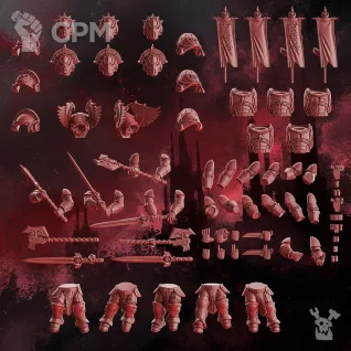 Описание картинки Sanguinary Guard от MrMetalHorror по цене 1 200руб | Свободный Рынок Миниатюр - СРМ