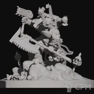 Описание картинки Kharn от MrMetalHorror по цене 200руб | Свободный Рынок Миниатюр - СРМ