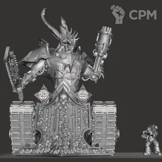 Описание картинки Lord of Skulls от MrMetalHorror по цене 5 200руб | Свободный Рынок Миниатюр - СРМ