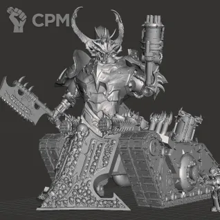 Описание картинки Lord of Skulls от MrMetalHorror по цене 5 200руб | Свободный Рынок Миниатюр - СРМ
