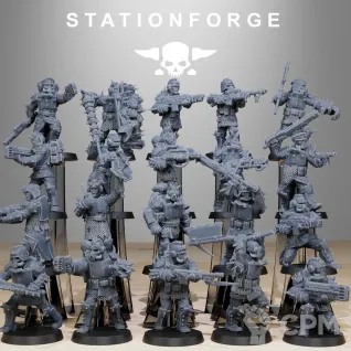 Описание картинки Traitor Guardsmens / Blooded от MrMetalHorror по цене 1 000руб | Свободный Рынок Миниатюр - СРМ