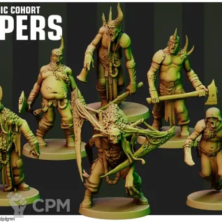 Описание картинки Poxwalkers от MrMetalHorror по цене 500руб | Свободный Рынок Миниатюр - СРМ