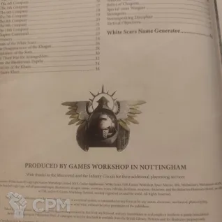 Описание картинки Codex Supplement: White Scars от Boldrik по цене 1 500руб | Свободный Рынок Миниатюр - СРМ