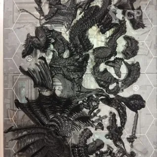 Описание картинки Archaon Everchosen от Troster по цене 3 000руб | Свободный Рынок Миниатюр - СРМ