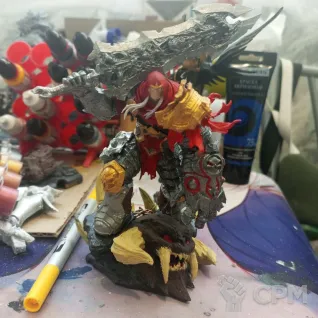 Описание картинки Война Всадник апокалипсиса Darksiders - 160mm от Осенний лист по цене 1 350руб | Свободный Рынок Миниатюр - СРМ