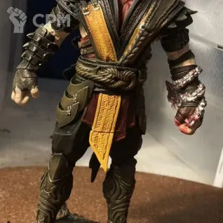 Описание картинки Фигурка Ханзо Хасаши "Скорпион" Scorpion Mortal Combat - 136 mm от Осенний лист по цене 480руб | Свободный Рынок Миниатюр - СРМ