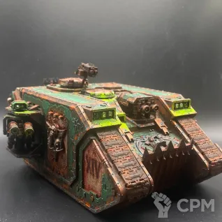 Описание картинки Death Guard Land Raider от Dark_Demogorgon по цене 8 000руб | Свободный Рынок Миниатюр - СРМ
