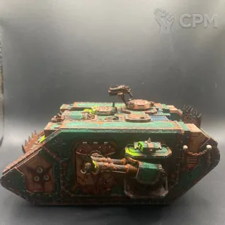 Описание картинки Death Guard Land Raider от Dark_Demogorgon по цене 8 000руб | Свободный Рынок Миниатюр - СРМ