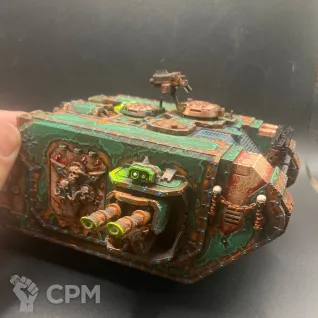 Описание картинки Death Guard Land Raider от Dark_Demogorgon по цене 8 000руб | Свободный Рынок Миниатюр - СРМ