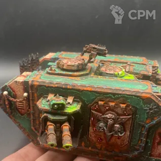 Описание картинки Death Guard Land Raider от Dark_Demogorgon по цене 8 000руб | Свободный Рынок Миниатюр - СРМ