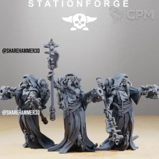 Описание картинки Tech priest enginseer - 1 Штука от MrMetalHorror по цене 200руб | Свободный Рынок Миниатюр - СРМ
