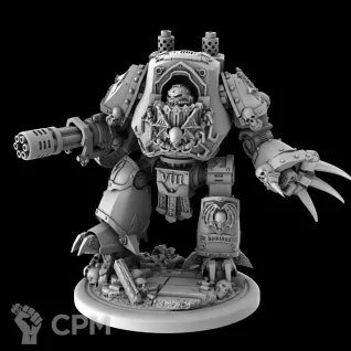 Описание картинки Night Lord Dreadnought #2 от Destr по цене 1 500руб | Свободный Рынок Миниатюр - СРМ