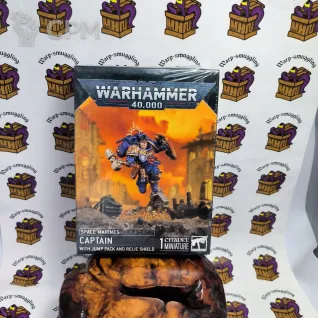 Описание картинки Сaptain with jump pack and relic shield от Warp-Smuggling по цене 4 000руб | Свободный Рынок Миниатюр - СРМ