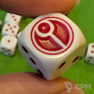 Описание картинки T'au empire dice set от rinaskela по цене 3 500руб | Свободный Рынок Миниатюр - СРМ