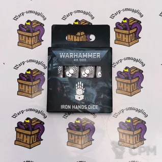 Описание картинки Iron Hands Dice от Warp-Smuggling по цене 3 500руб | Свободный Рынок Миниатюр - СРМ