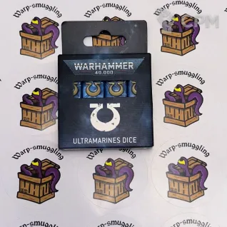 Описание картинки Ultramarine dice от Warp-Smuggling по цене 3 500руб | Свободный Рынок Миниатюр - СРМ
