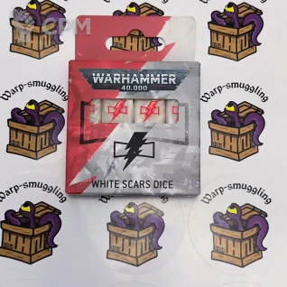 Описание картинки White Scars Dice от Warp-Smuggling по цене 3 500руб | Свободный Рынок Миниатюр - СРМ