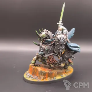Описание картинки Chaos lord on daemonic mount от  по цене 2 000руб | Свободный Рынок Миниатюр - СРМ