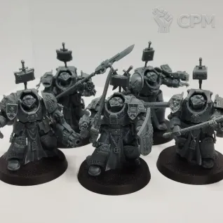 Описание картинки Grey Knights - Paladin Squad от WarpBox по цене 1 500руб | Свободный Рынок Миниатюр - СРМ