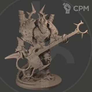 Описание картинки Demon prince of slaanesh от Лаборатория хаоса по цене 1 000руб | Свободный Рынок Миниатюр - СРМ