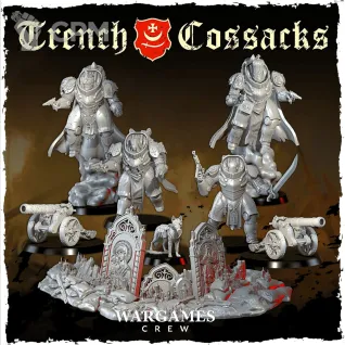 Описание картинки Окопные Казаки / Trench Cossacks от Taho_Dog по цене 450руб | Свободный Рынок Миниатюр - СРМ