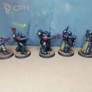 Описание картинки Black Templars squad от @Avdohaprint по цене 2 000руб | Свободный Рынок Миниатюр - СРМ
