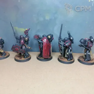 Описание картинки Black Templars squad от @Avdohaprint по цене 2 000руб | Свободный Рынок Миниатюр - СРМ