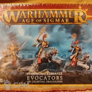 Описание картинки Stormcast Eternals: Evocators on Celestial Dracolines от Dangrot по цене 5 500руб | Свободный Рынок Миниатюр - СРМ