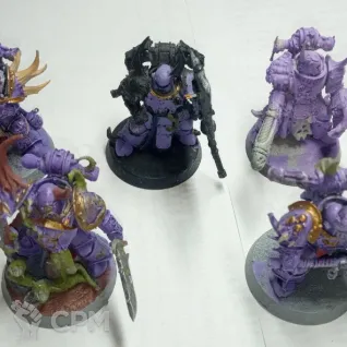 Описание картинки Plague marines 14 + icon bearer от Sigvald по цене 1 600руб | Свободный Рынок Миниатюр - СРМ