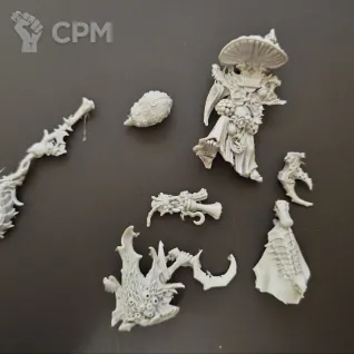 Описание картинки Fungoid Cave-Shaman от Ana Lark по цене 500руб | Свободный Рынок Миниатюр - СРМ