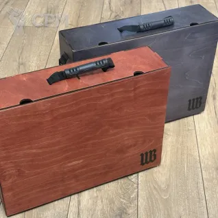 Описание картинки Кейс для красок и миниатюр WarpBox (цвет эбеновое дерево) от WarpBox по цене 8 000руб | Свободный Рынок Миниатюр - СРМ