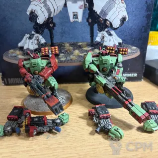 Описание картинки broadside battlesuit xv88 отряд из 2шт от launit по цене 10 500руб | Свободный Рынок Миниатюр - СРМ