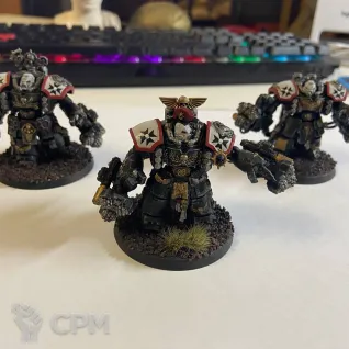 Описание картинки Centurion Assault Squad Black Templars от Drygplova по цене 3 500руб | Свободный Рынок Миниатюр - СРМ