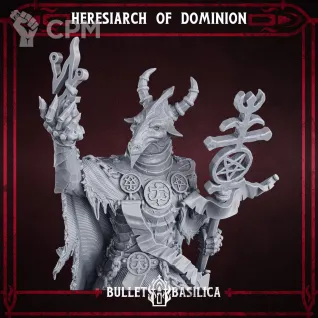 Описание картинки Heresiarch of Dominion от Manufactorum76 по цене 4 000руб | Свободный Рынок Миниатюр - СРМ