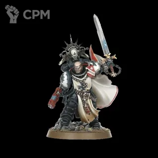 Описание картинки Marshal Black Templars от Орки с наГорки по цене 250руб | Свободный Рынок Миниатюр - СРМ