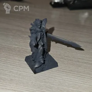 Описание картинки Dark Elf Dreadlord With Hand Weapon от Max-L45 по цене 1 500руб | Свободный Рынок Миниатюр - СРМ