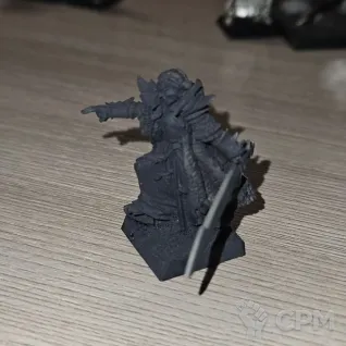 Описание картинки Dark Elf Dreadlord With Hand Weapon от Max-L45 по цене 1 500руб | Свободный Рынок Миниатюр - СРМ