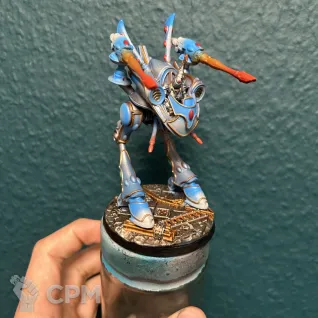 Описание картинки BoneWalker (Aeldari War-walker proxy) от DrunkMag0sFactorum по цене 1 200руб | Свободный Рынок Миниатюр - СРМ