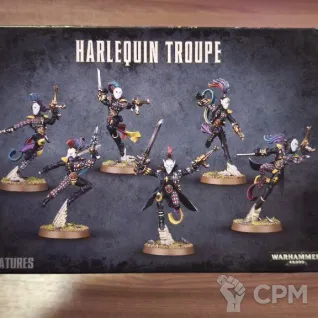 Описание картинки Harlequin troupe от Ginger_Ksenya по цене 4 000руб | Свободный Рынок Миниатюр - СРМ