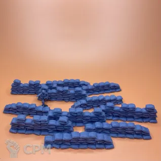 Описание картинки Укрепления из мешков с песком 28мм от Milestone по цене 1 500руб | Свободный Рынок Миниатюр - СРМ