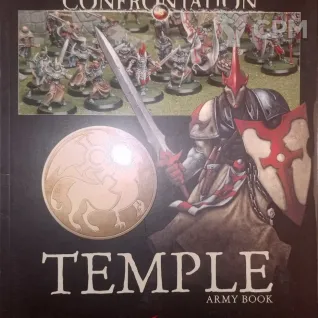 Описание картинки Confrontation - The Age of Ragnarok: Temple Army Book от Amelio по цене 1 500руб | Свободный Рынок Миниатюр - СРМ