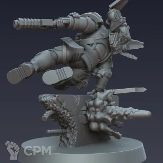 Описание картинки Raider Lieutenant от WebWay 3D по цене 450руб | Свободный Рынок Миниатюр - СРМ