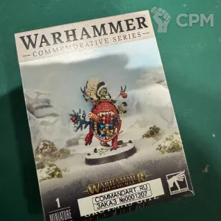 Описание картинки Лимитный новогодний босс на Сквиге от Deadgringo по цене 4 000руб | Свободный Рынок Миниатюр - СРМ