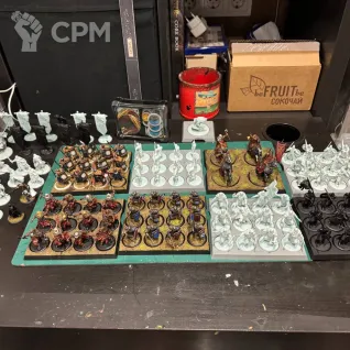 Описание картинки Большая армия Старков от Deadgringo по цене 27 000руб | Свободный Рынок Миниатюр - СРМ