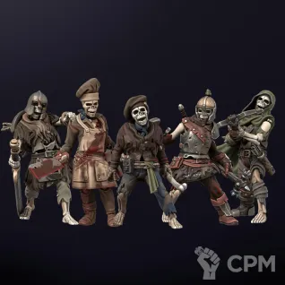Описание картинки starter set for dnd skeletons 32mm от R.E.print по цене 299руб | Свободный Рынок Миниатюр - СРМ