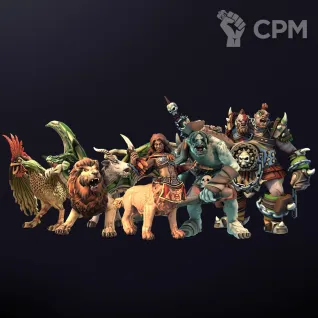 Описание картинки starter set for dnd mythicalmonsters 32mm от R.E.print по цене 299руб | Свободный Рынок Миниатюр - СРМ