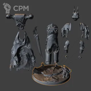 Описание картинки Night Lords Flenser/Свежеватель от Стальные Небеса по цене 650руб | Свободный Рынок Миниатюр - СРМ